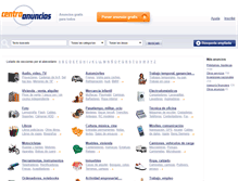Tablet Screenshot of centroanuncios.es